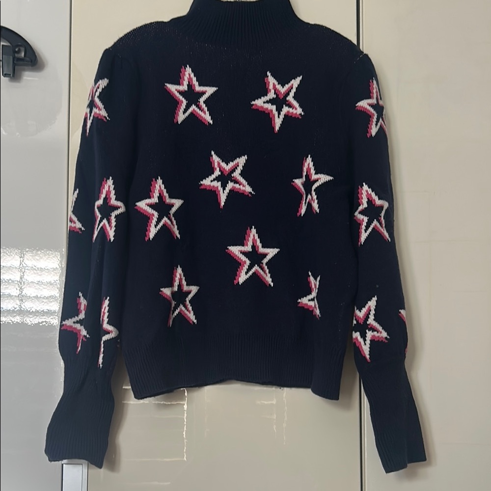 Gap Star Patterned Black Sweater - image 1